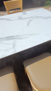 BỘ BÀN ĂN 6 GHẾ GỔ CAO SU TỰ NHIÊN.