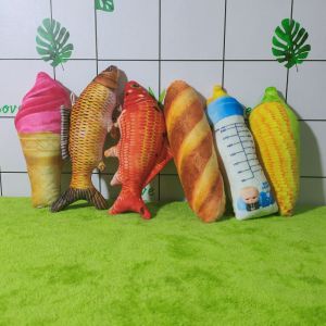 GẤU BÔNG CÁ CHÉP BÁNH MÌ BÌNH SỮA ĐỒ CHƠI NHỒI BÔNG ĐỒ VẬT ĐỒ ĂN TRÁI CÂY GẤU BÔNG HÌNH CON VẬT ĐỒ CHƠI GIÁO DỤC