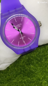Colorful Silicone Watch Bands with Diverse Dial Colors and Straps