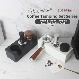 Powder Tamper Handel Base and Distributor Espresso Accessory