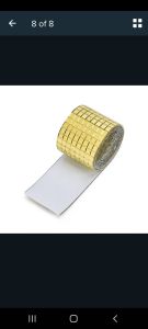 DIY MOZAIC GLASS BOARDER STICKER SIZE 1 METER  4CM