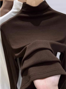 Winter Elegant French Style Stand-up Collar Long Sleeve Underwear