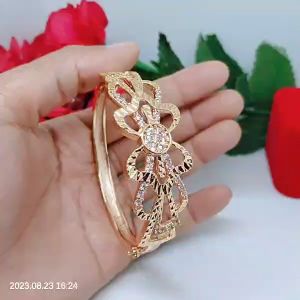 Gelang Bangle Jumbo Dewasa Perhiasan Aksesoris Lapis Emas Terlaris Termurah