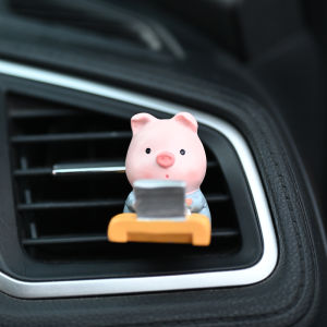 Car Decorative Air Vent Fan Cute Girl Car Interior Accessories Aromatherapy Automobile Decoration High-End Feeling Desktop Ornaments
