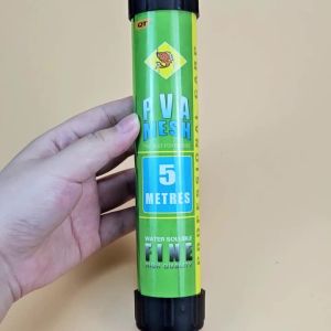 Lưới Câu Cá PVA Tan Trong Nước MNFT 5M Mắt Lưới Nhỏ Màu Trắng Dùng Cho Cá Chép Kèm Bộ Dụng Cụ Nạp Mồi Thanh Đẩy Phụ Kiện Câu Cá Biển Sông Hồ.