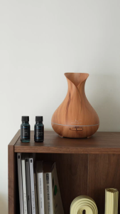 [KIRONA SCENT] Tulip Aroma Diffuser 500ml | 7 LED Lights w Remote Control | For Home Bedroom Reception Yoga Spa Decor Gifts