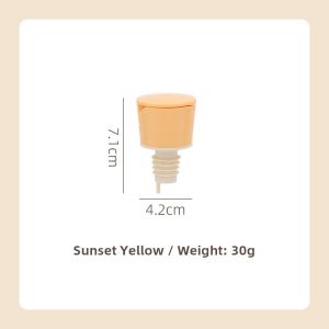 Kitchen Oil Bottle Mouth Automatic Open Close Dust Cap Seasoning Bottle Flow Guide Bottle Seal Cover for Home Use