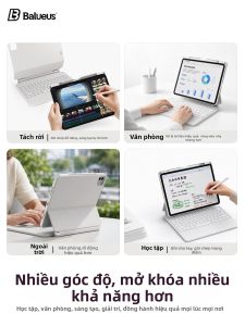 BALUEUS | Bao Ốp Có Bàn Phím Từ Tách Rời Dành Cho iPad