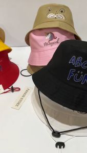 topi bucket anak motif alfabet ABCDE FUN model terbaru  topi ember kekinian anak laki laki perempuan umur 1-7 tahun