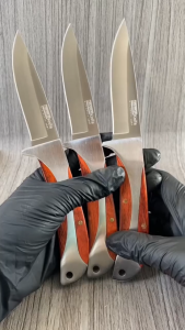 มีดพกอเนกประสงค์ พกเล็กอุปกรณ์ทำอาหาร มีดพก ด้ามสวย มีดทำครัว แบนด์ bakufu รุ่น HMN-20