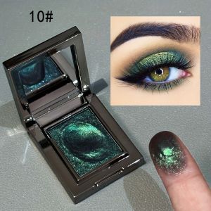Monochrome Eye Shadow Flashing Brightening Long-Lasting Color Waterproof and Sweat-Proof Natural Cosmetics for Creating Exquisite Eye Makeup Music Festival Party Role-Playing