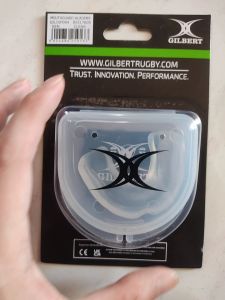 Gilbert Rugby Academy Mouthguard Mouth Guard Gumshield Mouthguard Senior /Junior White