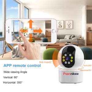 4K Smart WiFi Home Security Camera A10 4K Dual Screen Baby Monitor AI Human Detection Night Vision Two-way Audio Surveillance