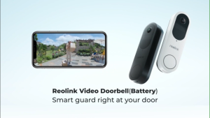 Reolink Battery Video Doorbell : Smart 2K Dual-Band WiFi Battery Doorbell with 1:1 Head-to-Toe View- DB2K03W