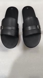 Dép Da Nam Cao Cấp Đế Cao Su Chống Trơn Trượt Dép Quai Ngang Chống Nước Khâu Chân Quai Thủ Công