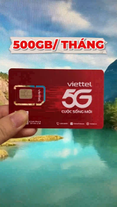( 500GB/THÁNG  ) SIM 5G VIETTEL KHÔNG GIỚI HẠN DATA DÙNG MẠNG XÃ HỘI TRỌN GÓI 1 NĂM KHÔNG NẠP TIỀN | 12MXH100 6MXH80Y 12MXH80Y 12SD125 12SD90 12T5G125 12ST60N . FREESHIP - CHƯA KÍCH HOẠT