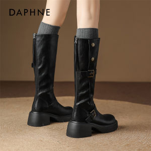Daphne | Thick Heel Western Style Stacking Boots