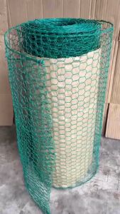 Cuộn dài 15m ( khổ cao 1m ) Lưới kẽm bọc nhựa xanh cao cấp -chuồng gà vịt - hàng rào chắn cầu thang lan can ..