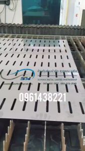 ฝาปิดรางระบายน้ำ Stainless กว้าง10cm ยาว 1เมตร sus304