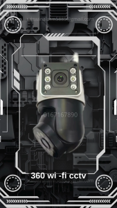 Wifi 360 cctv wifi cloud camera dual camera tuya smart life