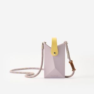 HuluBulu Follow Geometric Vertical Phone Bag EVA Hard Shell Waterproof Korean Style Mini Crossbody Sling Purse for Women