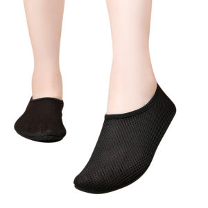 Indoor Mesh Slippers Casual Thickened Carpet Shoes Anti-slip Breathable Hotel Health Steam Sauna Rug Shoes Home Comfort Slippers