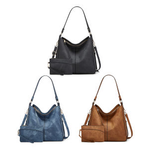 Ueb Official Mall ✪Fashion Hobo Bag PU Leather Purse and Handbags Large with Adjustable Shoulder Strap for Women Commute & Daily Use
