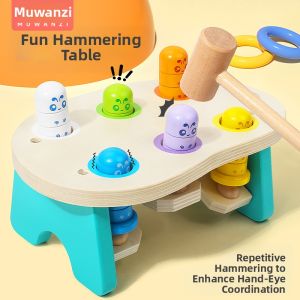 MWZ | Montessori Educational Knocking Board for Kids
