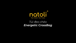 Túi đeo chéo chống nước Thương hiệu Natoli nhiều ngăn đi chơi đi học cao cấp BST Energetic CrossBag T12