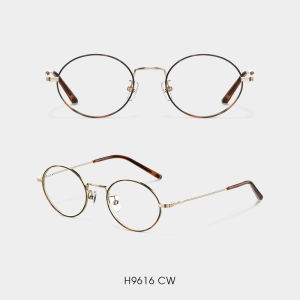 HELEN KELLER | Trendy Durable Tortoiseshell Round-Frame Anti-Blue Light Glasses