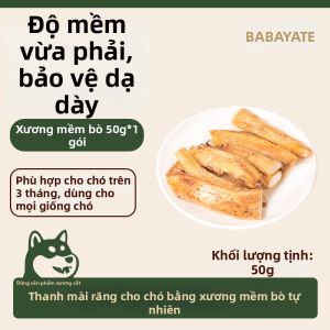 BABAYATE | Đồ Ăn Nhai Dành Cho Chó Giúp Làm Sạch Răng Bền