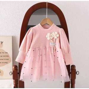 FLOWER Dress Anak Baby Bayi Premium Quality - 1-5 Tahun