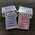 Bingo Cards By 100's / 50's - Gang 800pcs - Various Numbers. 