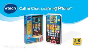 VTech Call and Chat Learning Phone - Black or Orange