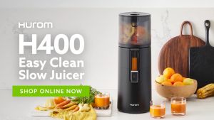 Máy ép chậm Hurom H400 Hàn Quốc bản 2023 Nhập khẩu Hàn Quốc - BH 12 Tháng Công suất 150W vắt kiệt đảm bảo hàm lượng vitamin tự nhiên