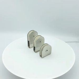 Enjepit Kaca Stainless Steel & Glass Clip untuk Railing Tangga & Balkon