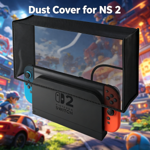 Dust Cover for Nintendo Switch 2 Console and TV Dock Anti-Scratch Dustproof Protective Case Sleeve for Switch 2 and NS OLED