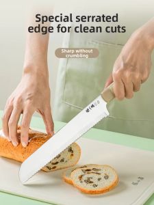 Zhang Xiaoquan | Multipurpose Serrated Bread Knife With Sheath