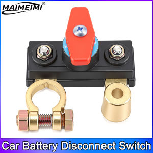 RYSJM | Battery Master Disconnect Switch - Aluminum Body with Copper Plated Outer Negative Disconnect Switch 12-24V Advanced Disconnec