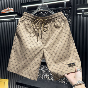 FGD | Plaid Ice Silk Casual Shorts 5-Inch Length