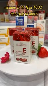Vitamin E Đỏ MIRROLLA -SANOFI  400mg Hộp 30 Viên Dạng Nén Giúp Đẹp Da Sáng Mắt Cân Bằng Nội Tiết Tố Shopmyphamnga_Mockba