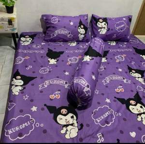 ผ้าห่มนวม ผ้าปูที่นอน (ลายคุโรมิ) ขนาด 3|5|6 🛌 ฟุต ผ้า COTTON 100% งานเย็บดีผ้าไม่เป็นขุย ห่มสบาย เกรดพีเมี่ยม💖👑🐳