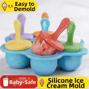 Food-Grade Silicone Mini Ice Cream Molds