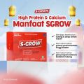 S-Grow Susu Peninggi Badan Terbaik. Baik Untuk Remaja & Dewasa 1 Box Berisi Susu Kalsium Murni Peninggi Badan. 