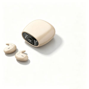 Ultra-Thin Invisible Wireless Earbuds Lightweight Ergonomic Headphones Comfort for Side Sleepers Seamless Fit Built-in HD Mic