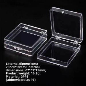 Transparent Waterproof Nail Art Wearable False Nails Storage Box Display Sample Book for Beauty Tools Any Skin Type