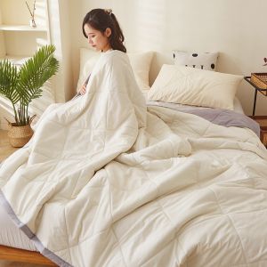 MEISITEKEKE | Chăn Bông Sợi Đậu Nành Có Thể Giặt Máy cho Mùa Hè