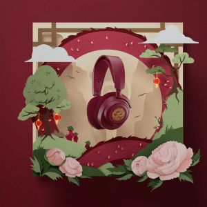 SteelSeries Arctis Nova 7 Dragon Edition หูฟังเกมมิ่ง ดองเกิล USB-C แบบ Multi-platform ระบบเสียง Nova Acoustic System ใช้งานได้นาน 38 ชั่วโมง