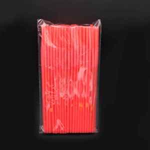 FEIZHUXIANSEN | Child-friendly Heat-resistant Curved Colorful Single-use Straws