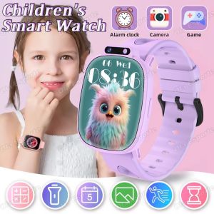 New Kids Smartwatch 2026 1.9-INCH Camera Flashlight Multi Games Calculator Sleep Monitor Childrens Smartwatch Gift Boys Girls